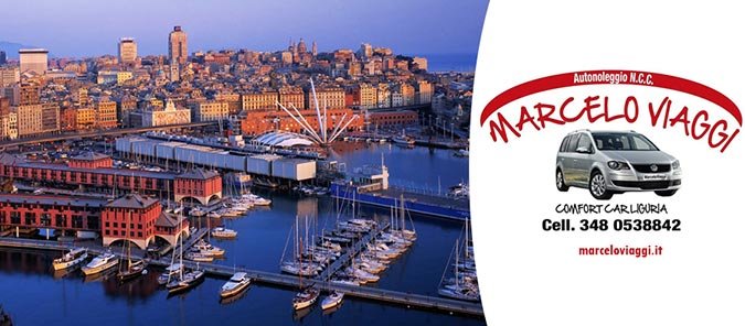 Veduta di Genova per il servizio NCC Marcelo Viaggi